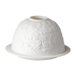 Lampion porcelanowy na tealight 8 cm LIŚCIE 1