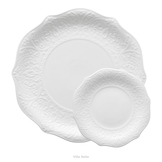 Zestaw do ciasta na 6 osób porcelanowy GLORIETTA Style