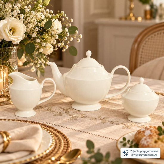 Zestaw serwingowy do herbaty ceramiczny UNICO 70