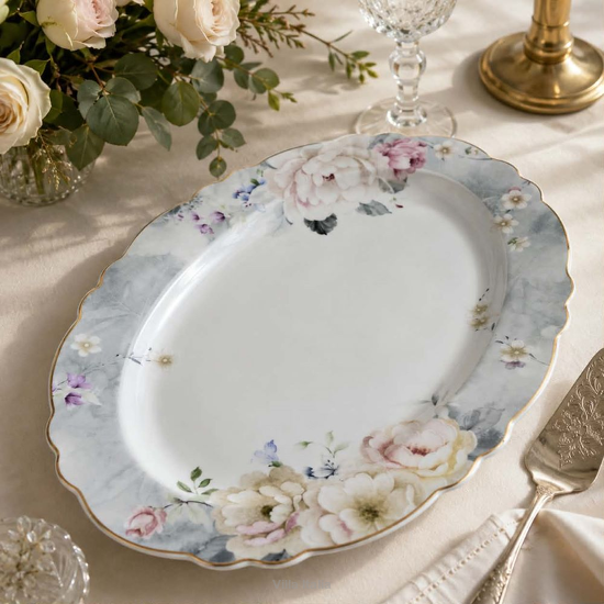 Półmisek owalny 31 cm porcelanowy UNICO 28