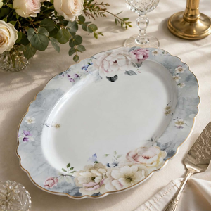 Półmisek  owalny 31 cm porcelanowy UNICO 28