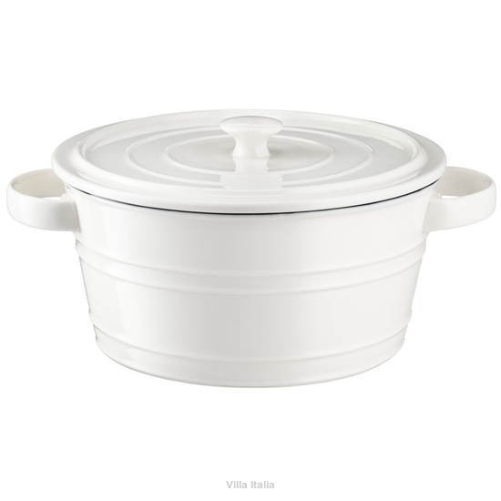 Waza porcelanowa Salaterka z przykrywką 2 litry NOSTALGIA