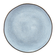 elegancki talerzyk na ciasto ceramiczny wykończony reaktywnym szkliwem