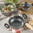 Rondelek z pokrywką 16 cm GREY 8