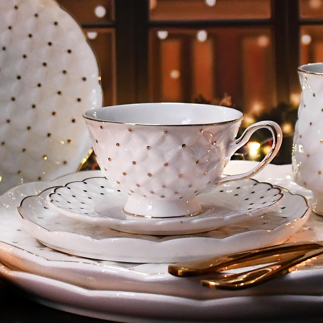 Filiżanka do herbaty porcelanowa 200 ml ALEXIA