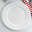 Serwis obiadowy porcelanowy na 6 osób Komplet talerzy MESYNA WHITE 3