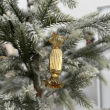 Bombka szklana CUKIEREK gold 9 cm 3