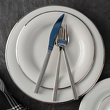 Talerzyk deserowy śniadaniowy 21,5 cm porcelanowy PLUS PLATIN 4