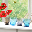 Komplet szklanek niebieskich 250 ml 6 sztuk FIORINO 3