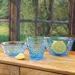 Komplet szklanek niebieskich 250 ml 6 sztuk FIORINO 2
