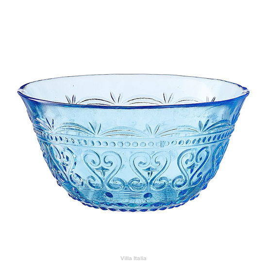 Miseczka szklana niebieska 15 cm FIORINO