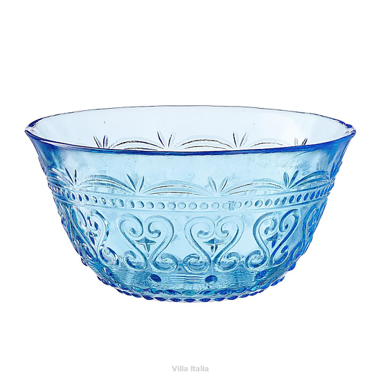 Miseczka szklana niebieska 15 cm FIORINO