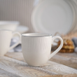 Zestaw śniadaniowy dla 2 osób porcelanowy BONITA BLACK 2