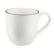 Zestaw śniadaniowy dla 2 osób porcelanowy BONITA BLACK 3