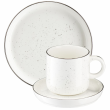 Serwis kawowy porcelanowy na 12 osób POLVERE 9