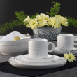 Serwis kawowy porcelanowy na 12 osób POLVERE 4