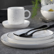 Serwis kawowy porcelanowy na 12 osób POLVERE 6