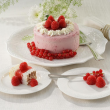 Talerz do ciasta porcelanowy 30 cm GLORIETTA Style 2