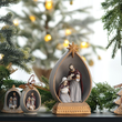 Zawieszka 10 cm Ozdoba świąteczna HOLY FAMILY 3