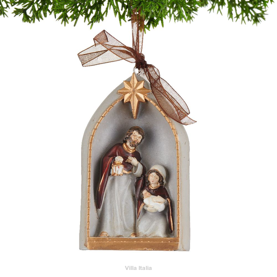 Zawieszka 10 cm Ozdoba świąteczna HOLY FAMILY