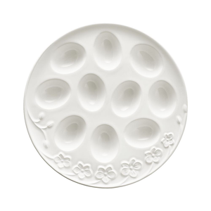 Talerz na jajka ceramiczny 25,5 cm TIVOLI