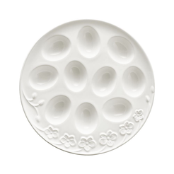 Talerz na jajka ceramiczny 25,5 cm TIVOLI