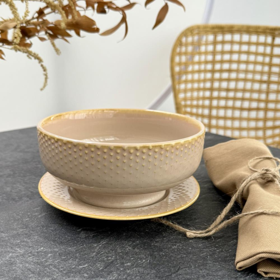 Zestaw śniadaniowy ceramiczny dla 1 osoby UNICO 133