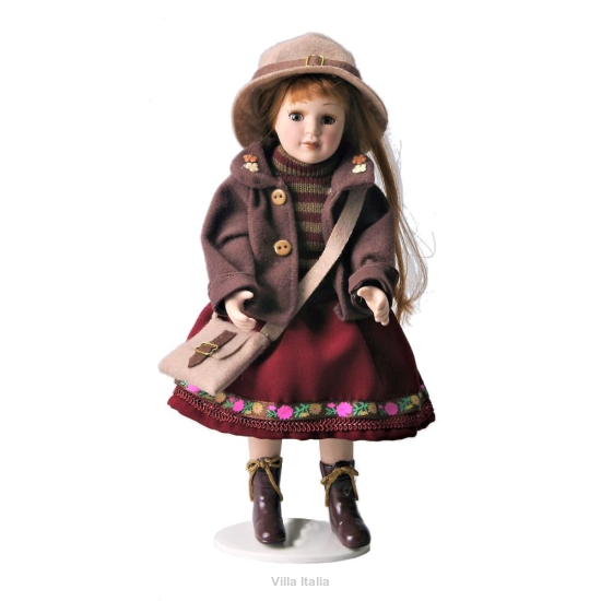 Lalka porcelanowa wys, 25 cm TAMARA