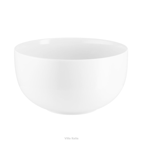 Salaterka porcelanowa głęboka 21 cm PLUS biały