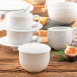 Cukiernica porcelanowa z przykrywką PLUS biały 3