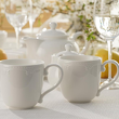 nowoczesne kubki porcelanowe białe do jadalni Villa Italia