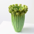 Zielony wazon porcelanowy 23 cm TULIPE 2