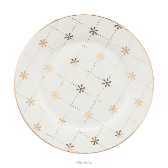 Talerzyk deserowy porcelanowy 19 cm FABIOLA