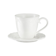 Filiżanka ze spodkiem z porcelany wzmocnionej