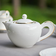 Dzbanek do herbaty porcelanowy NAOMI GOLD 3