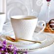 Serwis obiadowo kawowy na 6 osób porcelanowy LORETTA 1