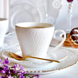 Serwis obiadowo kawowy na 6 osób porcelanowy LORETTA 1