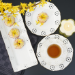 Serwis obiadowo kawowy na 6 osób porcelanowy LORETTA 13