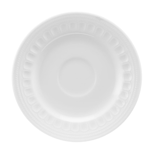 Spodek pod filiżankę 16 cm porcelanowy MESYNA WHITE