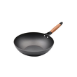 Wok 28 centymetrów z drewnianym uchwytem