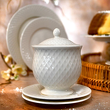 Cukiernica ceramiczna z przykrywką
