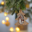 Zawieszka choinka 10 cm HOLY FAMILY 3