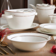 Serwis obiadowy porcelanowy na 12 osób z wazą ARIANA 7