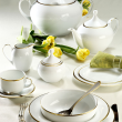 Czajnik do herbaty porcelanowy HATTY GOLD  2