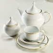 Czajnik do herbaty porcelanowy HATTY GOLD  3