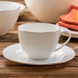 Filiżanka do kawy herbaty porcelanowa 250 ml ze spodkiem BARI GOLD 1