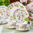Serwis obiadowo kawowy porcelanowy na 12 osób FRAGOLETTA 3
