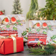 Zestaw 2 filiżanek porcelanowych VERONICA z choinką w pudełku świątecznym 13