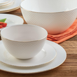 Serwis obiadowy porcelanowy na 6 osób BARI GOLD 9