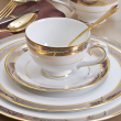 Filiżanka do herbaty porcelanowa 220 ml ze spodkiem RENESANS  2